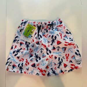 Flap Happy UPF 50+ Wesley Swim Trunks with Mesh Liner boys size 3 NWT